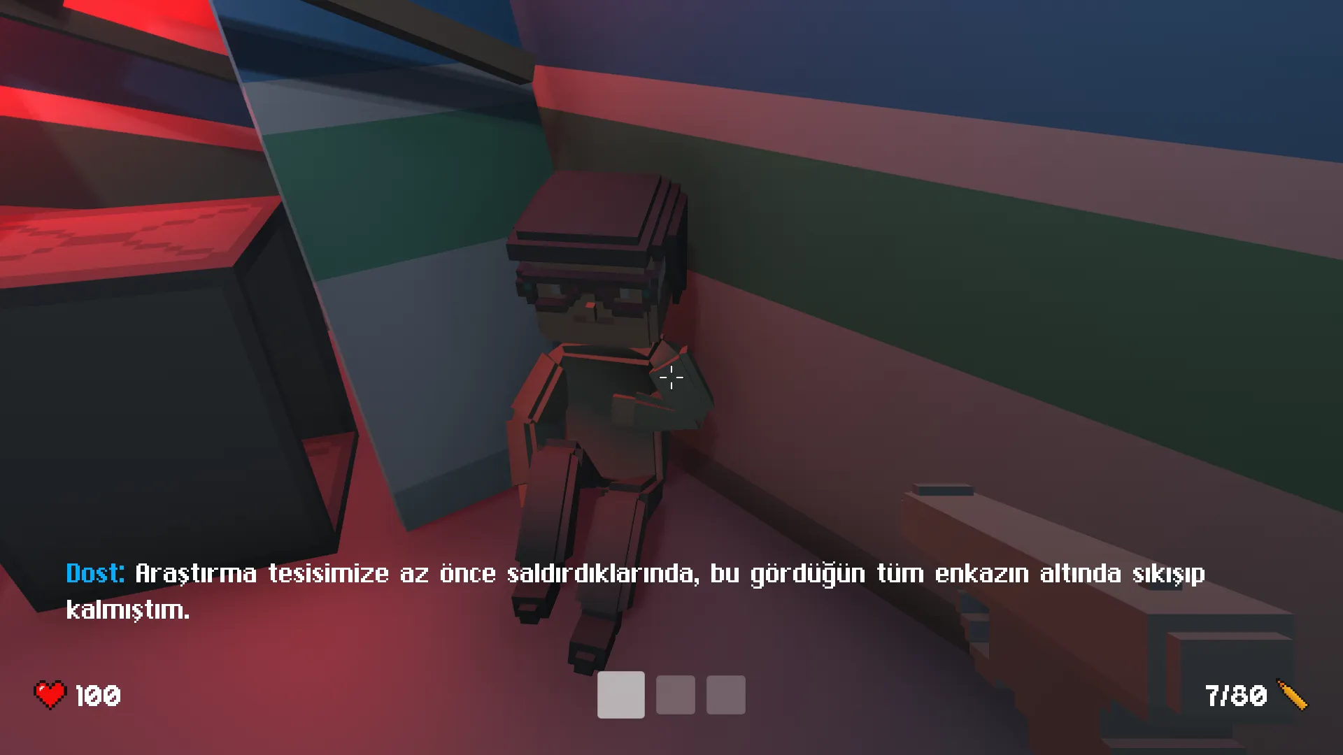 talking to an npc scientist