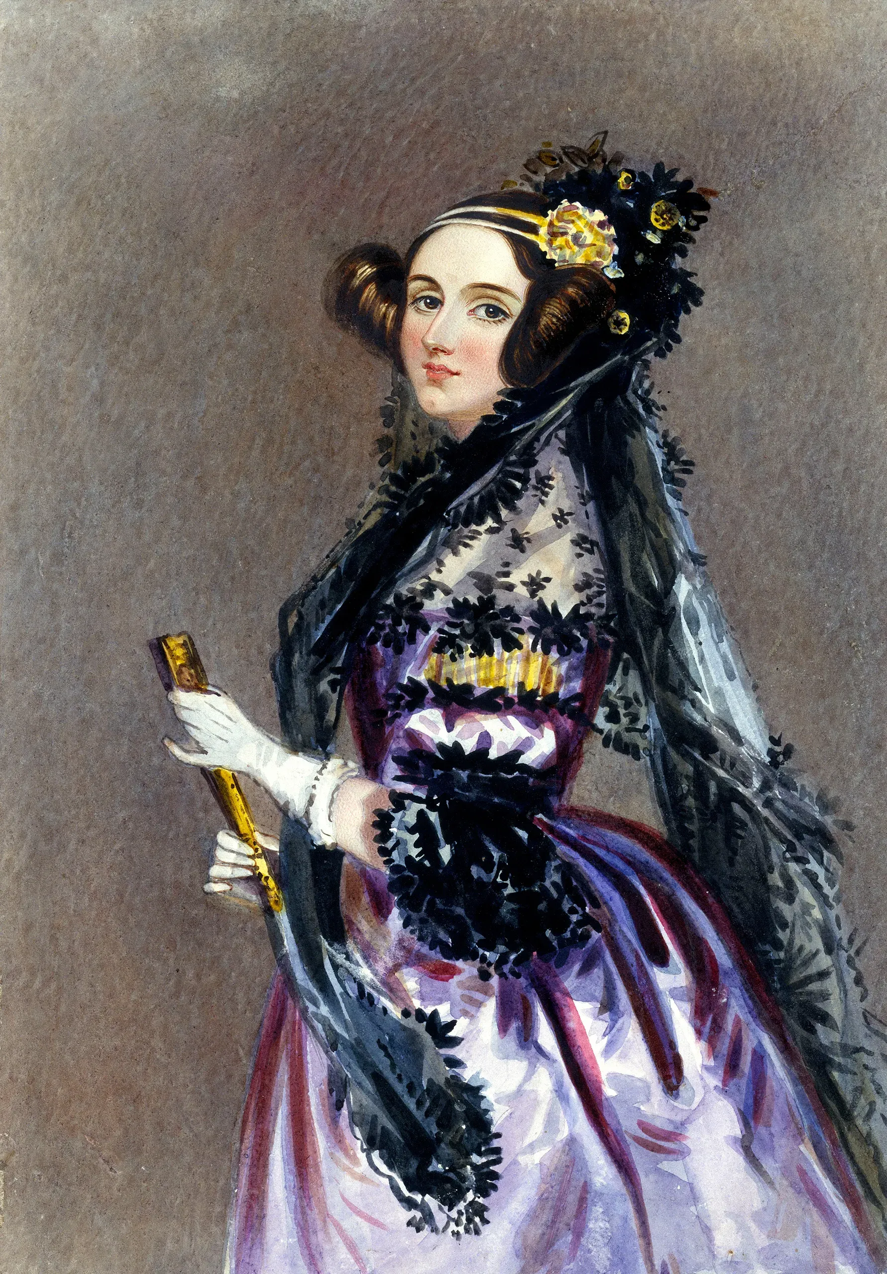 ada lovelace portrait by alfred edward chalon (1840)