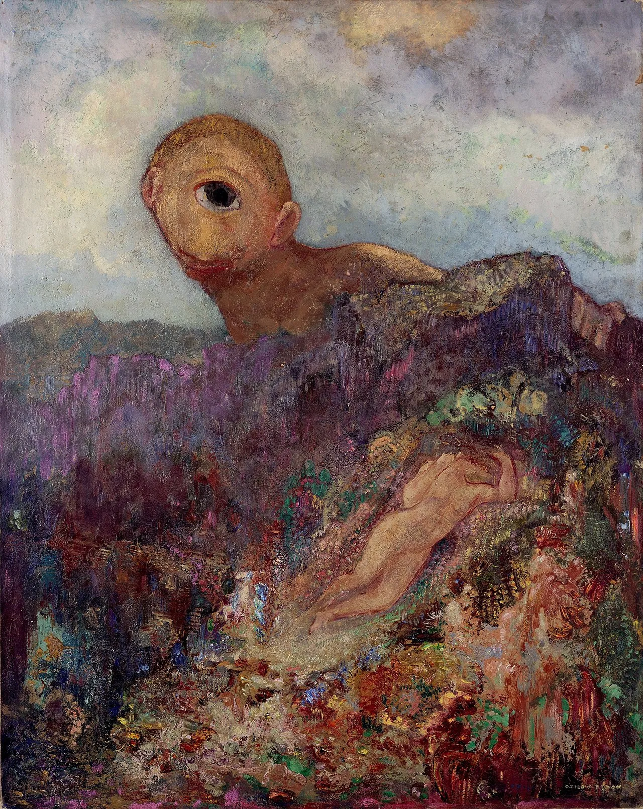 the cyclops by odilon redon (1914)